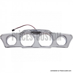 Insert tableau de bord chromé/Leds  FLH 14-17