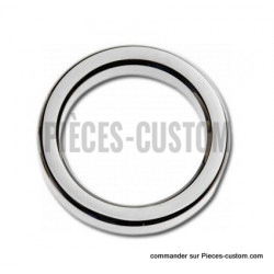 2 Collerettes de jauge 2" Lisse et chrome