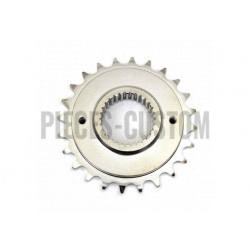 Pignon 24 dents avec déport 1/2" pour Dyna Softail et Touring de 2006 et après