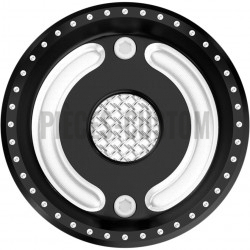Couvre poulie RSD Contrast Cut pour Sportster de 2004 à 2020