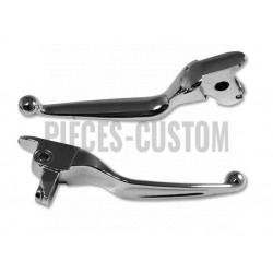 Leviers-Smooth-Blades-Chrome-pour-Touring-de-2014-à-2017
