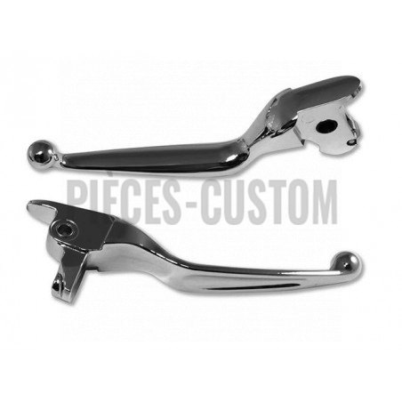 Leviers-Smooth-Blades-Chrome-pour-Touring-de-2014-à-2017