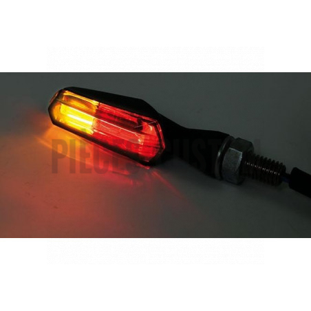 Clignotants et feux arrière Scuro à LED Noir et lentille fumée