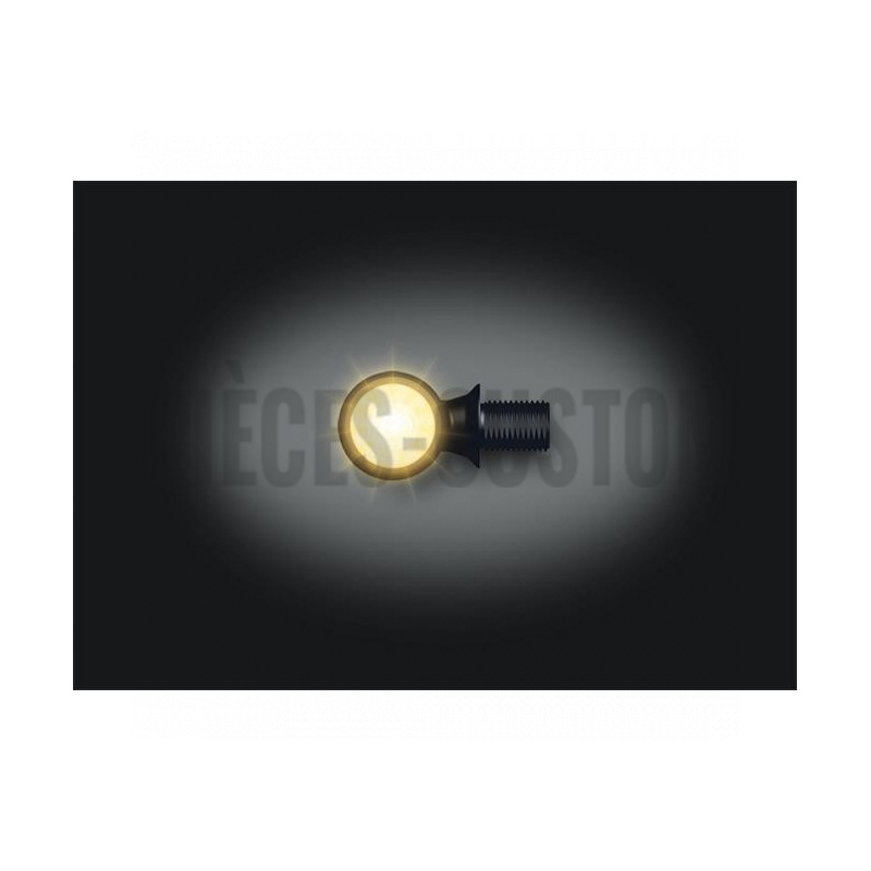 Clignotant Kellerman Bullet Atto LED Noir lentille claire