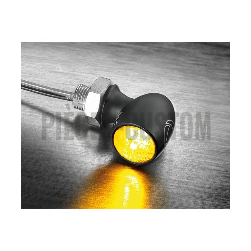 Clignotant Kellerman Bullet Atto LED Noir lentille fumée