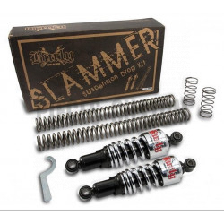 Kit-de-rabaissement-Slammer-Burly-chromé-pour-Dyna-de-2006-à-2017