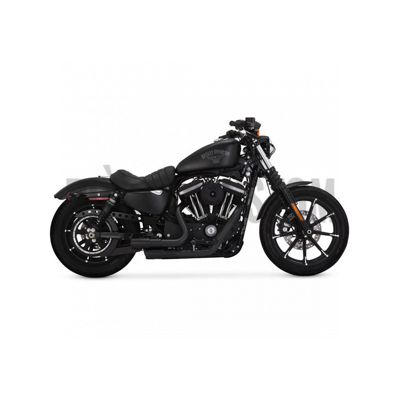 Echappement Vance&Hines Mini grenades Noir Sportster de 2004 à 2018