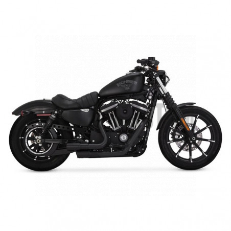 Echappement Vance&Hines Mini grenades Noir Sportster de 2004 à 2018