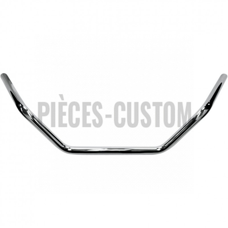 Guidon Bagger chromé 25mm largeur 84 cm retour 31.5 cm