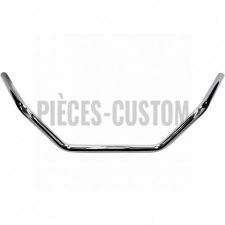 Guidon Bagger chromé 25mm largeur 84 cm retour 31.5 cm