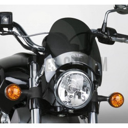 Saute-vent National Cycle teinté foncé avec supports chrome 8.5" 51-56mm