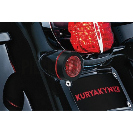 Grilles de clignotants Bullet Noir Rouge modèles de 2000 à 2017