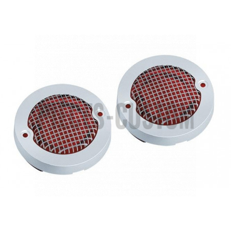 Grilles de clignotants Bullet Noir Rouge modèles de 2000 à 2017