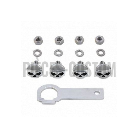 Kit vis fixation plaque talon inox - Pièce moto BST Bolt fiable Kit vis fixation plaque talon inox - Pièce moto BST Bolt fiable