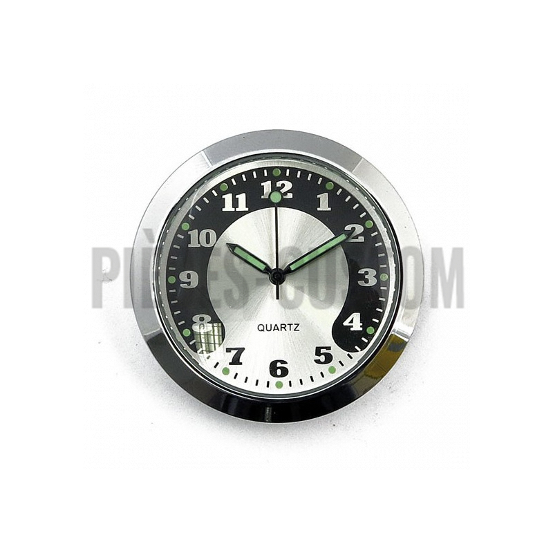 Montre de guidon chromé pour Guidon de 1" à 1 1/4"