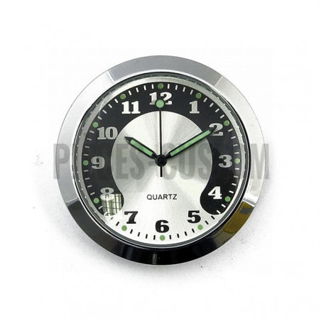 Montre de guidon chromé pour Guidon de 1" à 1 1/4"