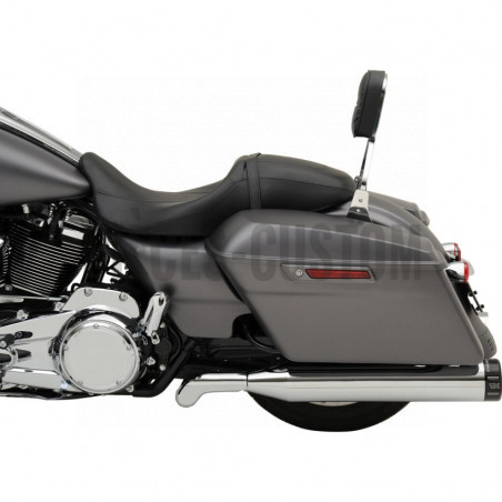Silencieux Khrome Werks 4.5" Chrome embout Noir FLH et FLT de 2017