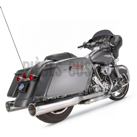 Silencieux 4.5" S&S Mk45 Chrome Tracer embout chrome Touring 2017
