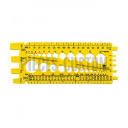 Outil de mesure de visserie US et Metric