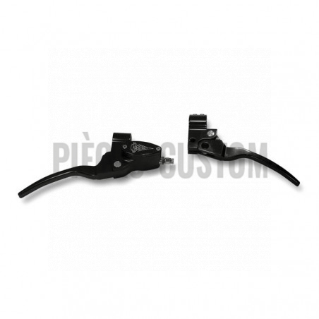 Kit de commande alu noir de guidon CPV avec interrupteurs