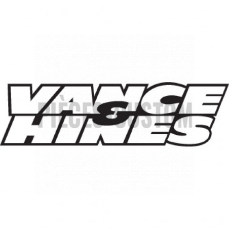 Silencieux Vance&Hines Twin Slash Rond Chromé Touring de 2017 à 2018