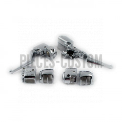 Kit chromé sans boutons maître cylindre 11/16 pour modèles double disque