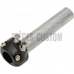 Accélérateur double tirage Noir + manchon pour Guidon 22mm