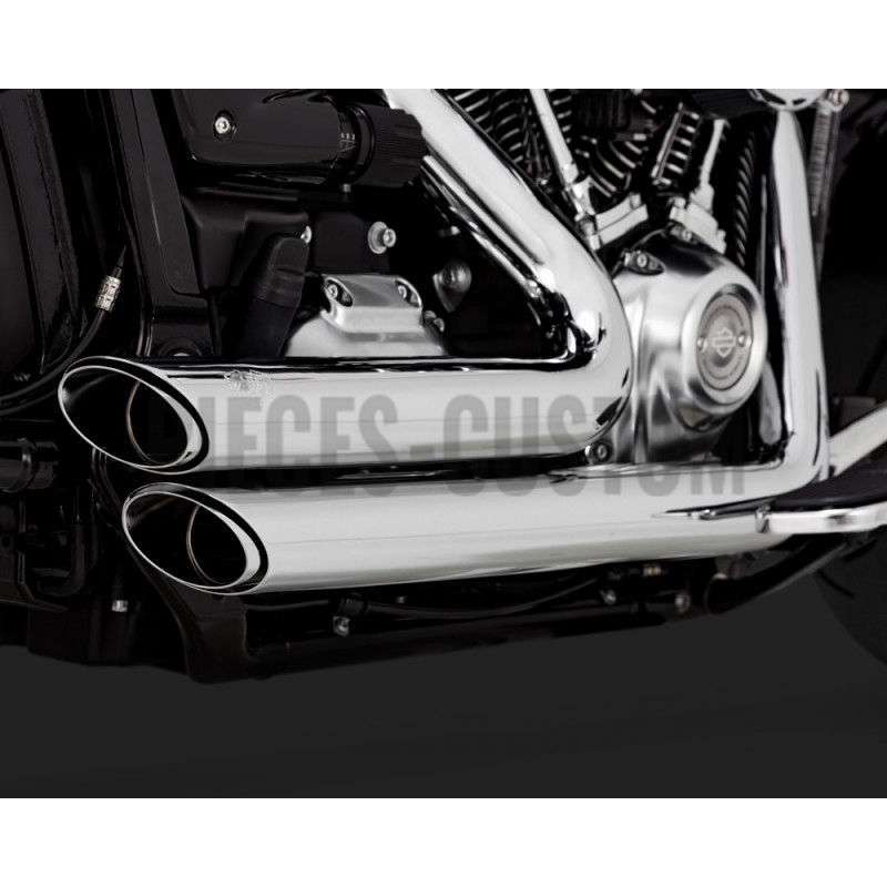 Echappement Vance & Hines Shortshots Staggered Chrome Breakout de 2018