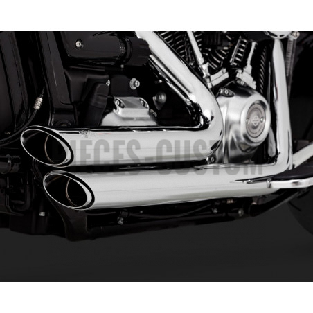 Echappement Vance & Hines Shortshots Staggered Chrome Breakout de 2018