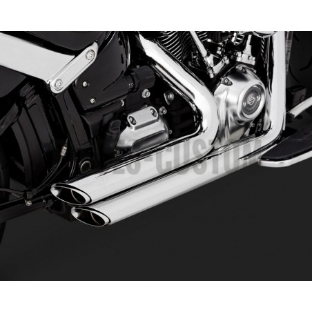 Echappement Vance & Hines Shortshots Staggered Chrome Breakout de 2018