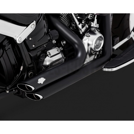 Echappement Vance & Hines Shortshots Staggered Noir Breakout de 2018