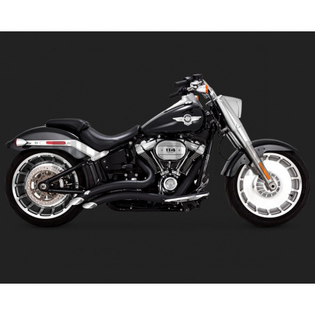 Echappement Vance & Hines Big Radius 2 en 2 Noir Fat Boy et Break out de 2018
