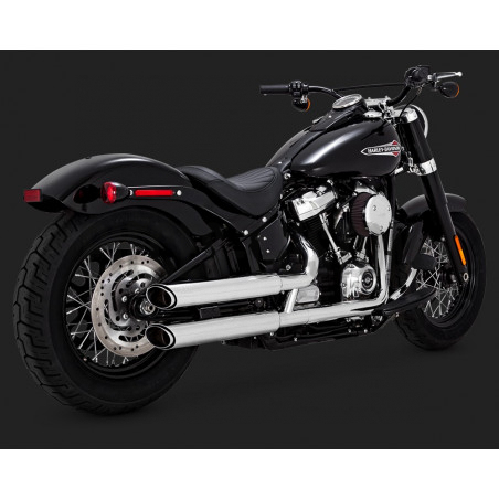 Silencieux-Vance-Hines-Twin-Slash-3"-pour-Softail-de-2018-à-2021
