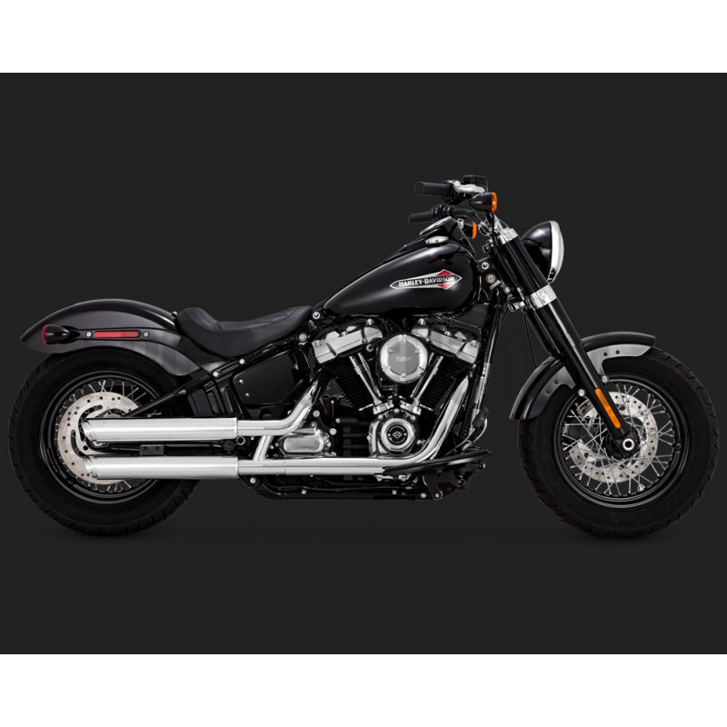 Silencieux Vance & Hines Twin Slash 3" pour Softail de 2018