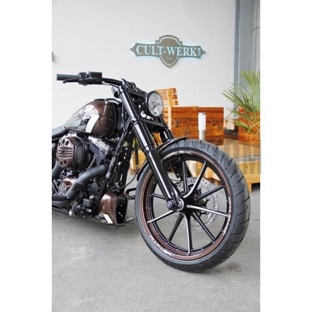 Cache cadre Racing Noir brillant pour FXSB Breakout de 2013 à 2017