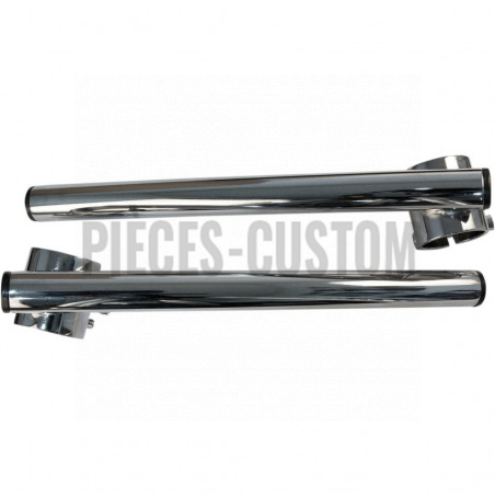 Guidon Bracelet EMGO Chrome 1" pour tubes de fourche 41 mm