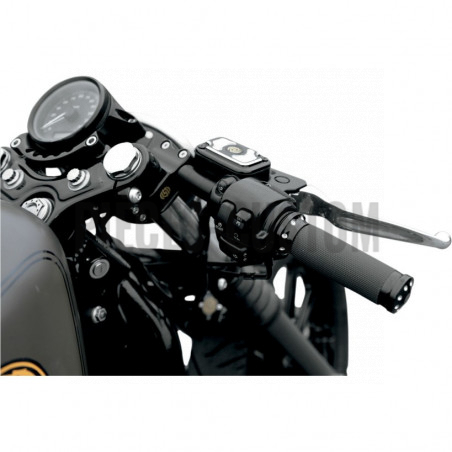 Guidon Bracelet RSD Noir anodisé pour tubes de fourche 39 mm
