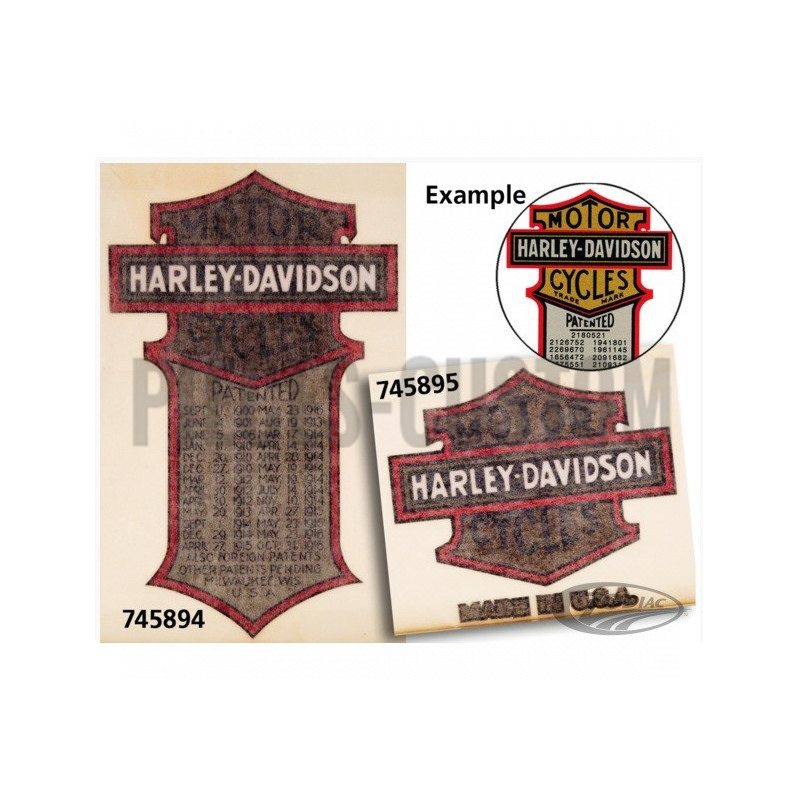 Autocollant Trademark Harley Davidson