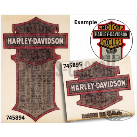 Autocollant Trademark Harley Davidson