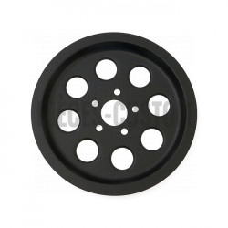 Couvre poulie Noir mat 70 dents pour Big Twin et Twin Cam de 1982 à 1999