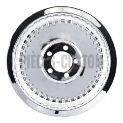 Couvre poulie chromé Ribbed 70 dents pour Softail FXSTD de 2000 à 2007