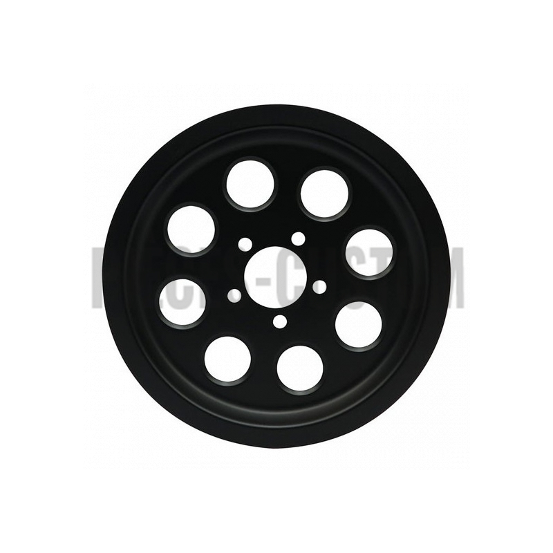 Couvre poulie Noir mat 70 dents pour Dyna de 2000 à 2005