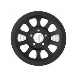 Couvre poulie Noir mat 66 dents pour Dyna de 2007 à 2017