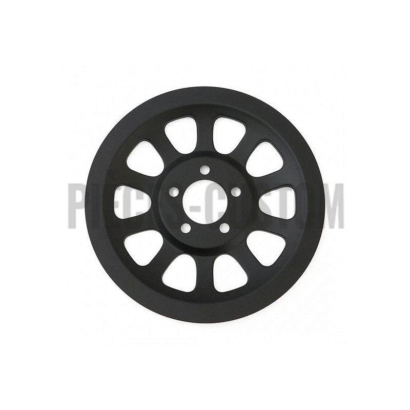 Couvre poulie Noir mat 66 dents pour Dyna de 2007 à 2017