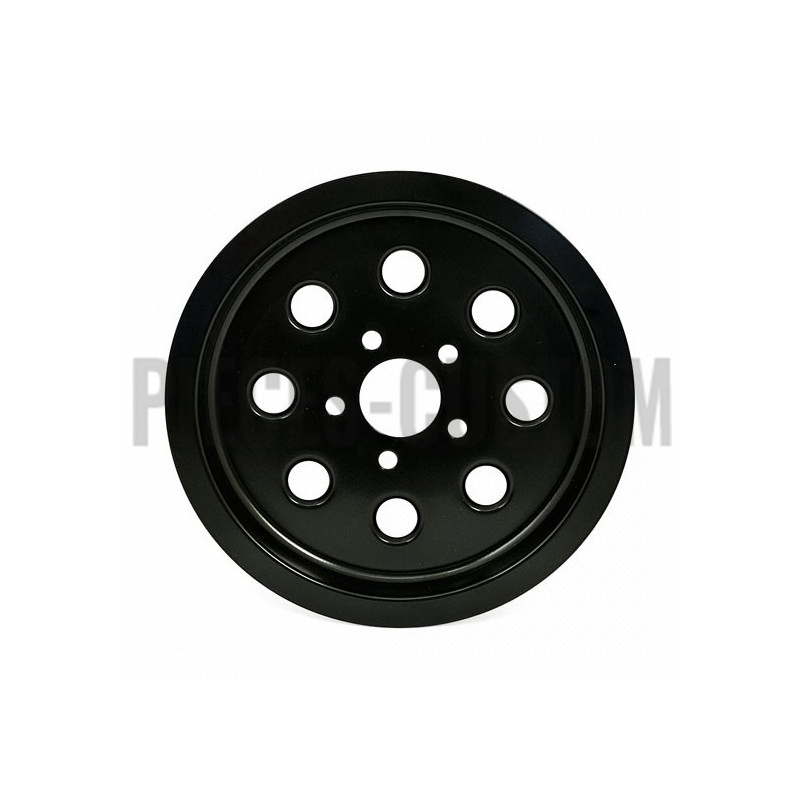 Couvre poulie Noir mat 65 dents pour Big Twin et Twin Cam de 1982 à 1999