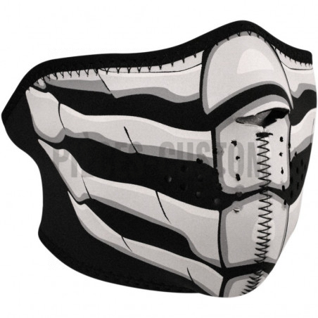 Masque néoprène Bone Breath Fluo dans le noir