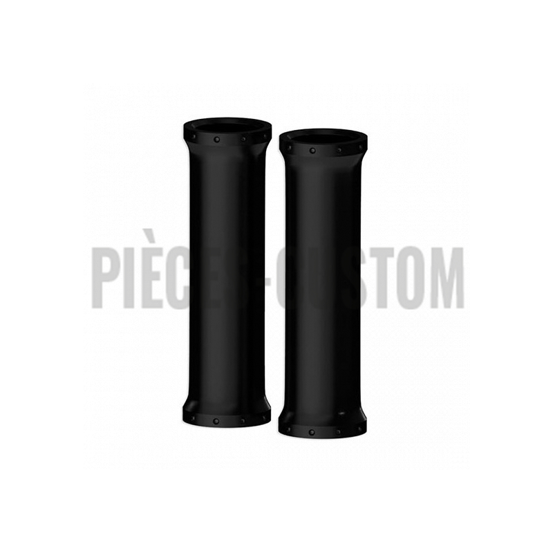 Caches-tubes-de-fourche-Tracker-Black-Ops-pour-Dyna-de-2006-à-2017