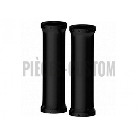 Caches-tubes-de-fourche-Tracker-Black-Ops-pour-Dyna-de-2006-à-2017
