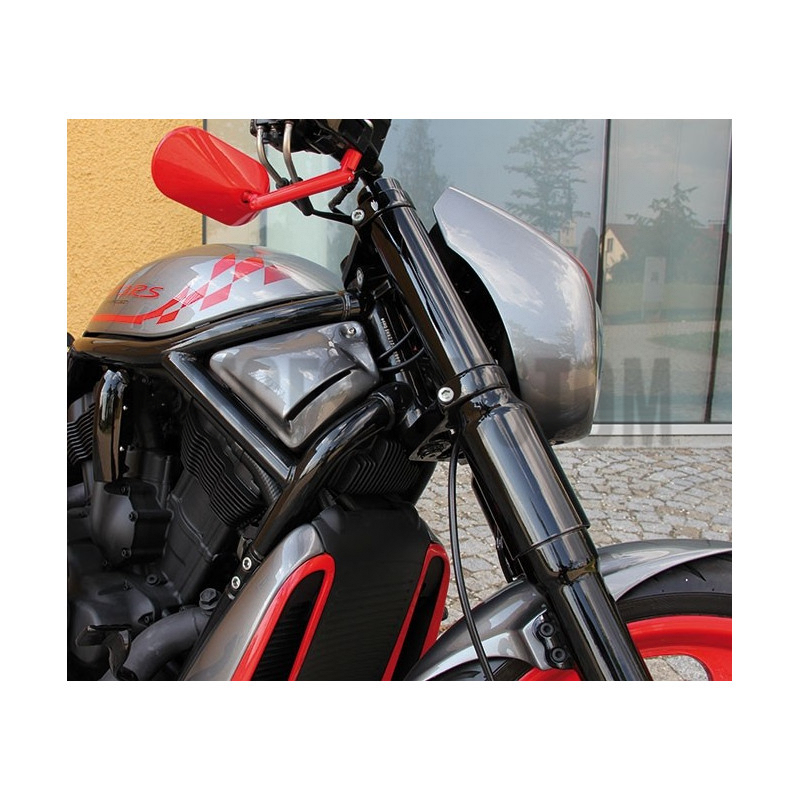 Kit caches tubes supérieurs 212mm pour V-Rod et Nightrod de 2007 à 2011