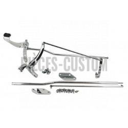 Kit commandes avancées Chromées pour Dyna de 2006 à 2016